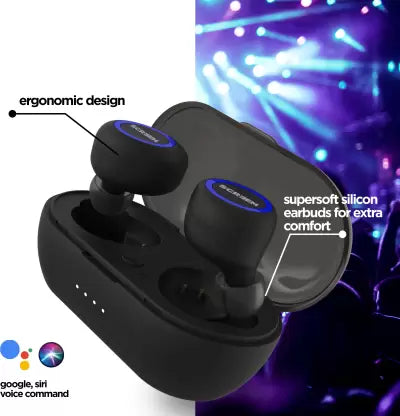 Screem Ibeza Epic Bluetooth Headset (Black, Blue, True Wireless) Screem Ibeza Epic Bluetooth Headset (Black, Blue, True Wireless)